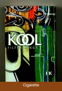 Kool Filter Kings cigarettes hard box
