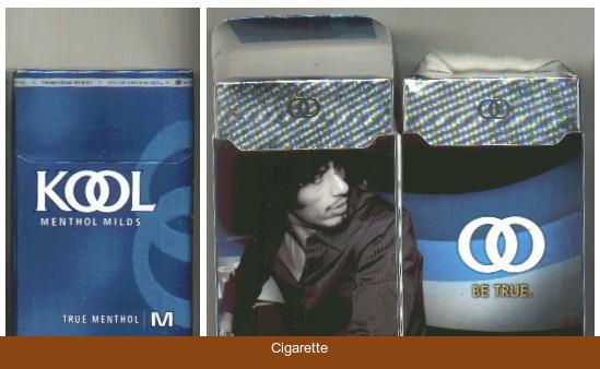 Kool Menthol Milds True Menthol cigarettes hard box