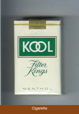 Kool Filter Kings Menthol cigarettes soft box