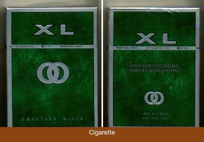 Kool XL Green Smoother Wider cigarettes hard box