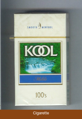 Kool Milds Menthol 100s cigarettes hard box