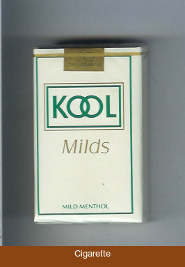 Kool Milds Mild Menthol white cigarettes soft box