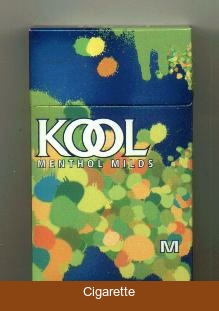 Kool Menthol Milds cigarettes hard box