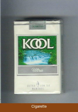 Kool Ultra Menthol cigarettes soft box