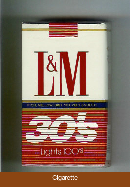 L&M Rich Mellow Distinctively Smooth 30s Filters Lights 100s cigarettes soft box
