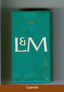 L&M Menthol 100s cigarettes soft box