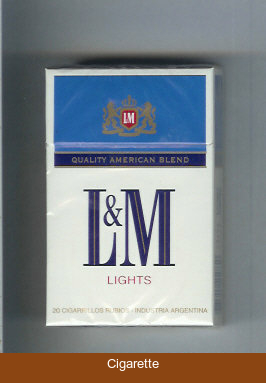 L&M Quality American Blend Lights red Lights cigarettes hard box