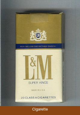 L&M Rich Mellow Distinctively Smooth Super Kings 100s cigarettes soft box