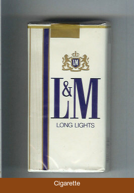 L&M Long Lights 100s cigarettes soft box