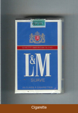 L&M Quality American Blend Suave cigarettes soft box