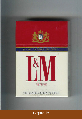 L&M Rich Mellow Distinctively Smooth Filters cigarettes hard box