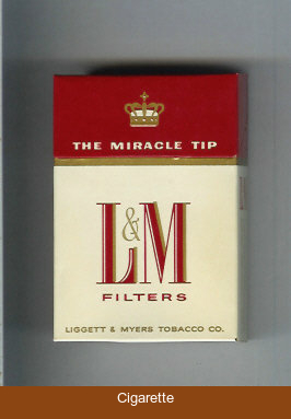 L&M Filters The Miracle Tip cigarettes hard box