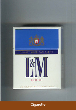 L&M Quality American Blend Lights red Lights Short cigarettes hard box