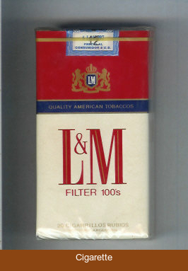 L&M Quality American Tobaccos Filter 100s cigarettes soft box