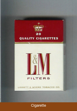 L&M Filters Quality Cigarettes 20 cigarettes hard box