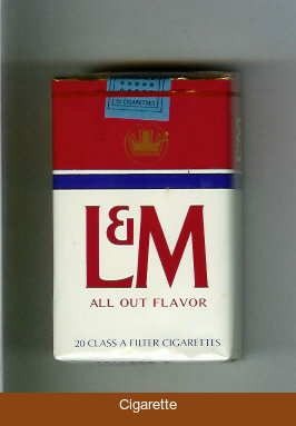 L&M All Out Flavor cigarettes soft box