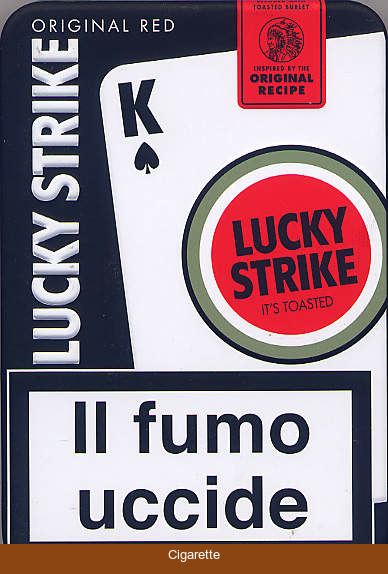 Lucky Strike LUCKY Original Red with K cigarettes Tin Pack