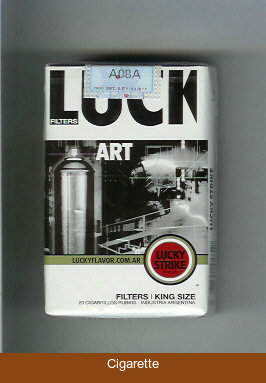 Lucky Strike Filters Art cigarettes soft box