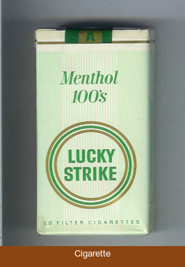 Lucky Strike Menthol 100s cigarettes soft box