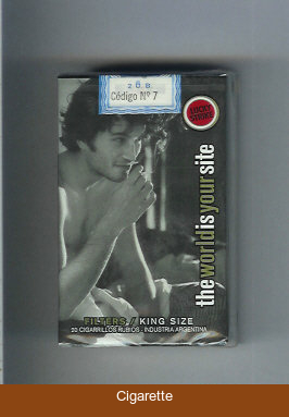 Lucky Strike TheWorldIsYourSite soft box cigarettes
