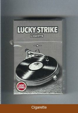 Lucky Strike Lights 9 Urban Culture hard box cigarettes