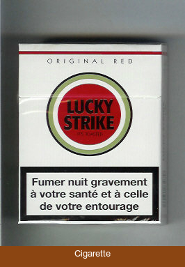 Lucky Strike Original Red 25s cigarettes hard box