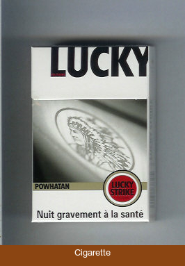 Lucky Strike Powhatan Filters cigarettes hard box