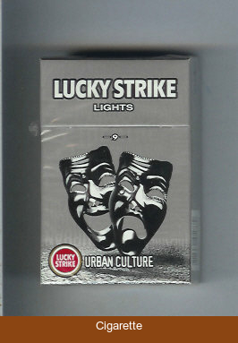 Lucky Strike Urban Culture Lights 9 cigarettes hard box