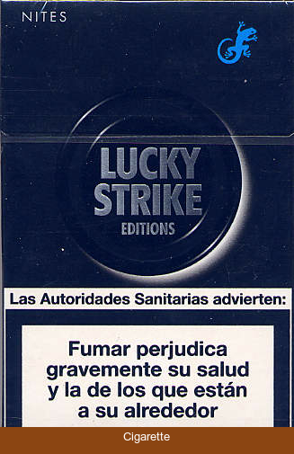 Lucky Strike Editions Nites cigarettes hard box