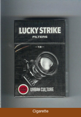 Lucky Strike Urban Culture Filters 13 hard box cigarettes