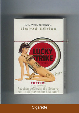 Lucky Strike Filter Jo-Ann cigarettes hard box