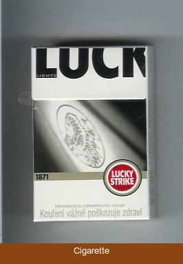 Lucky Strike 1871 Lights cigarettes hard box