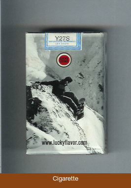 Lucky Strike Snowpacks cigarettes soft box