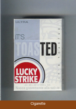 Lucky Strike Ultra It's Toasted cigarettes hard box