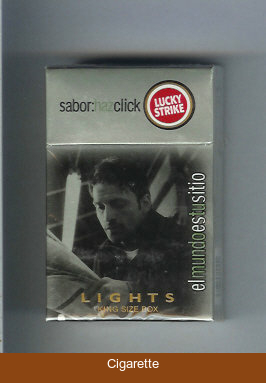 Lucky Strike Sabor Haz Chick Lights hard box cigarettes