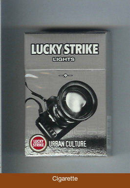 Lucky Strike Urban Culture Lights 9 hard box cigarettes