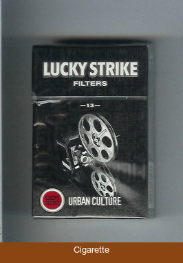 Lucky Strike Filters 13 Urban Culture cigarettes hard box