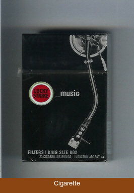 Lucky Strike Urbconnexion Music cigarettes hard box