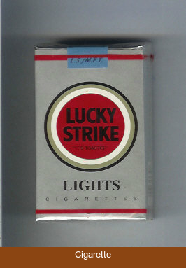 Lucky Strike Lights cigarettes soft box
