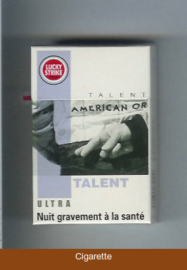 Lucky Strike Ultra Talent cigarettes hard box