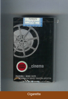Lucky Strike Urbconnexion Cinema cigarettes soft box