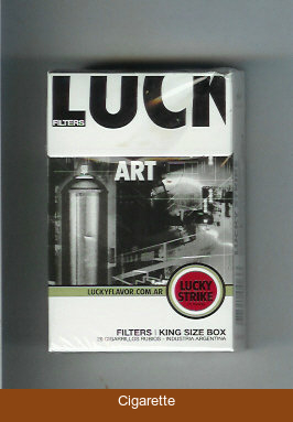 Lucky Strike Filters Art cigarettes hard box