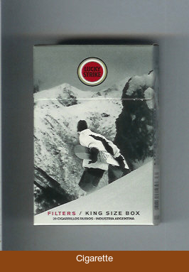 Lucky Strike Snowpacks Filter cigarettes hard box