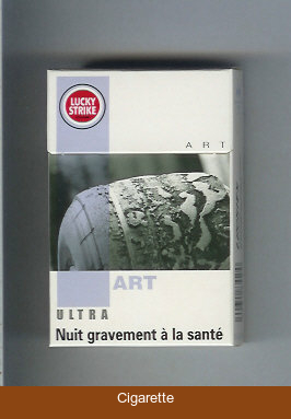 Lucky Strike Ultra Art cigarettes hard box