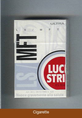 Lucky Strike Ultra LS MFT cigarettes hard box