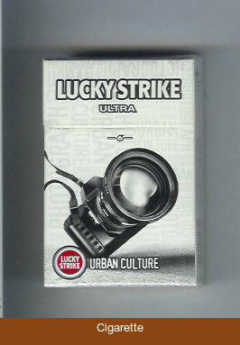 Lucky Strike Urban Culture Ultra 6 hard box cigarettes