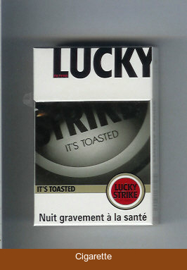Lucky Strike Its Toasted Filters cigarettes hard box
