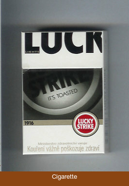 Lucky Strike 1916 Lights cigarettes hard box