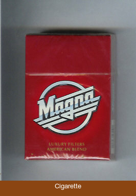 Magna Luxury Filters American Blend red cigarettes hard box