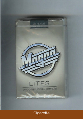 Magna Lites grey cigarettes soft box